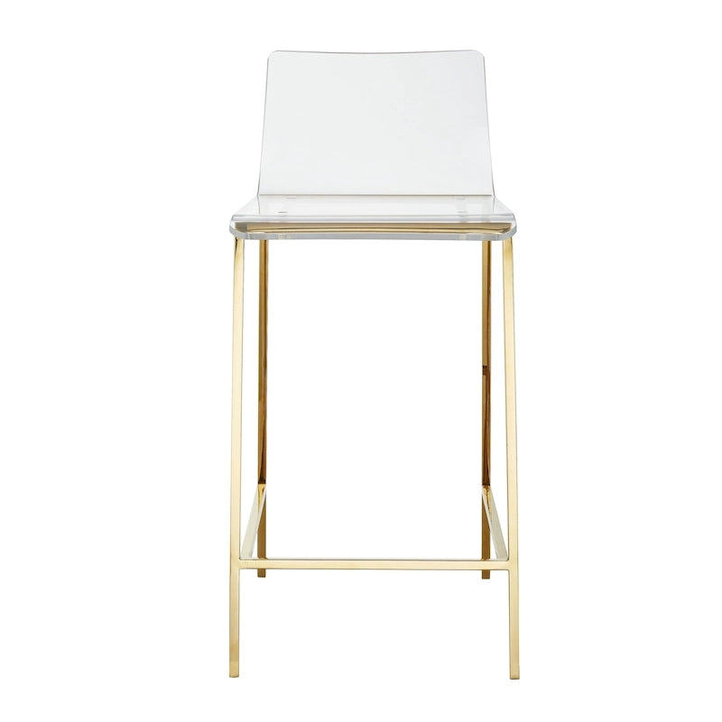 Tabourets de bar en acrylique Astrid 66 cm