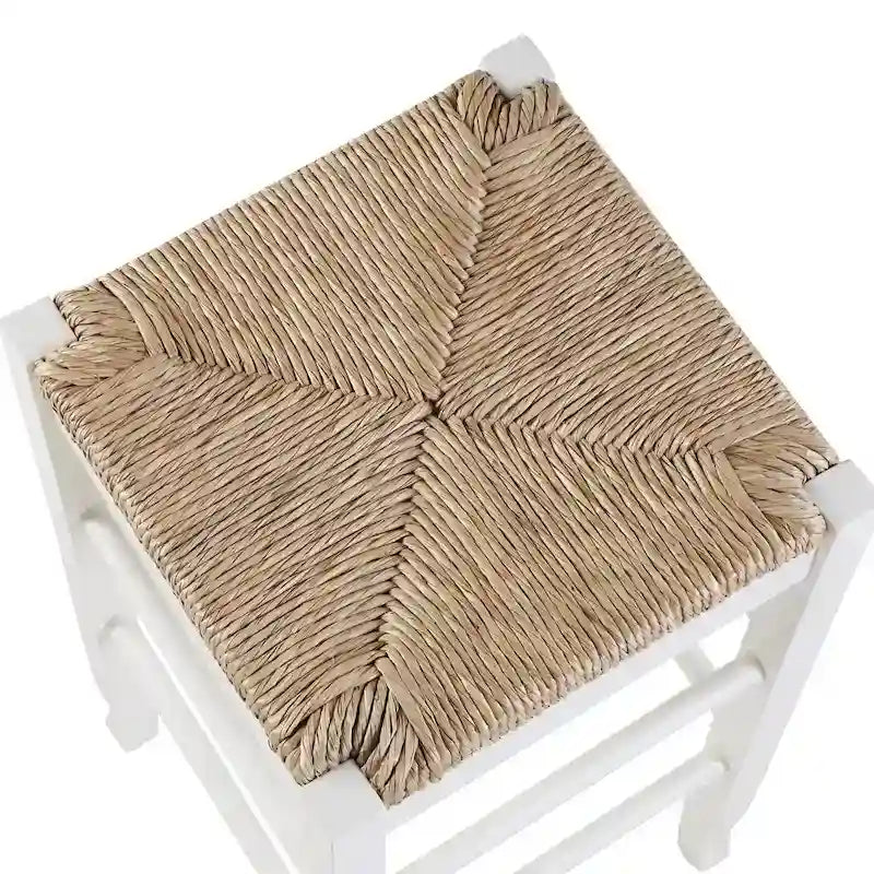 Sgabello da bar quadrato Slaot Woven da 29 pollici