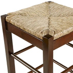 Sgabello da bar quadrato Slaot Woven da 29 pollici