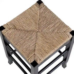Sgabello da bar quadrato Slaot Woven da 29 pollici