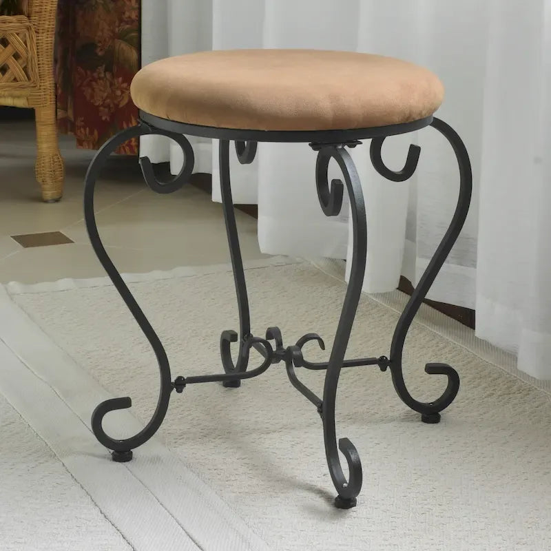 Tabouret de coiffeuse Cambridge avec coussin
