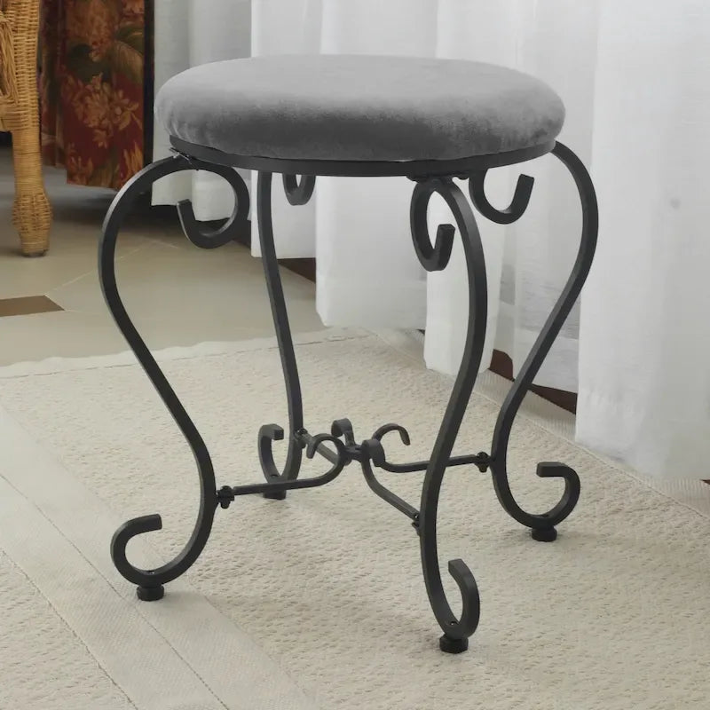 Tabouret de coiffeuse Cambridge avec coussin