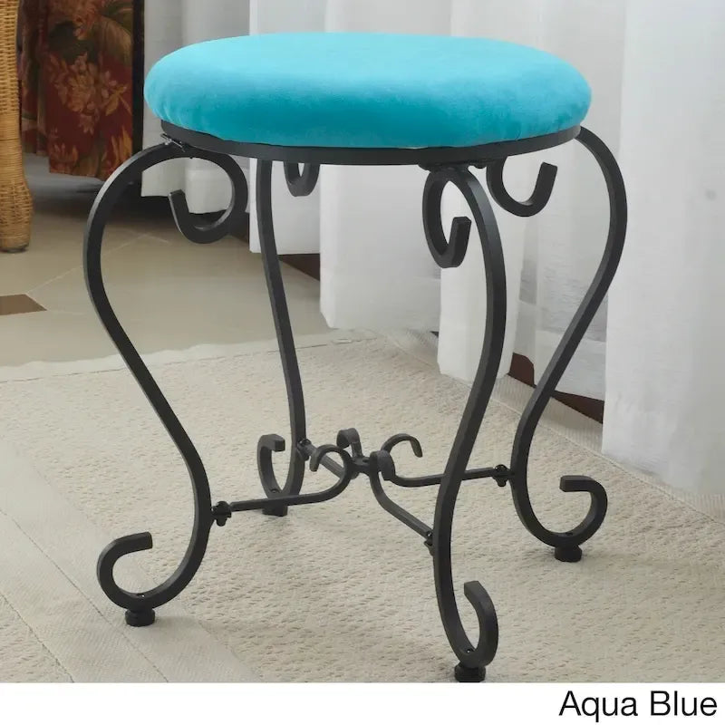 Tabouret de coiffeuse Cambridge avec coussin