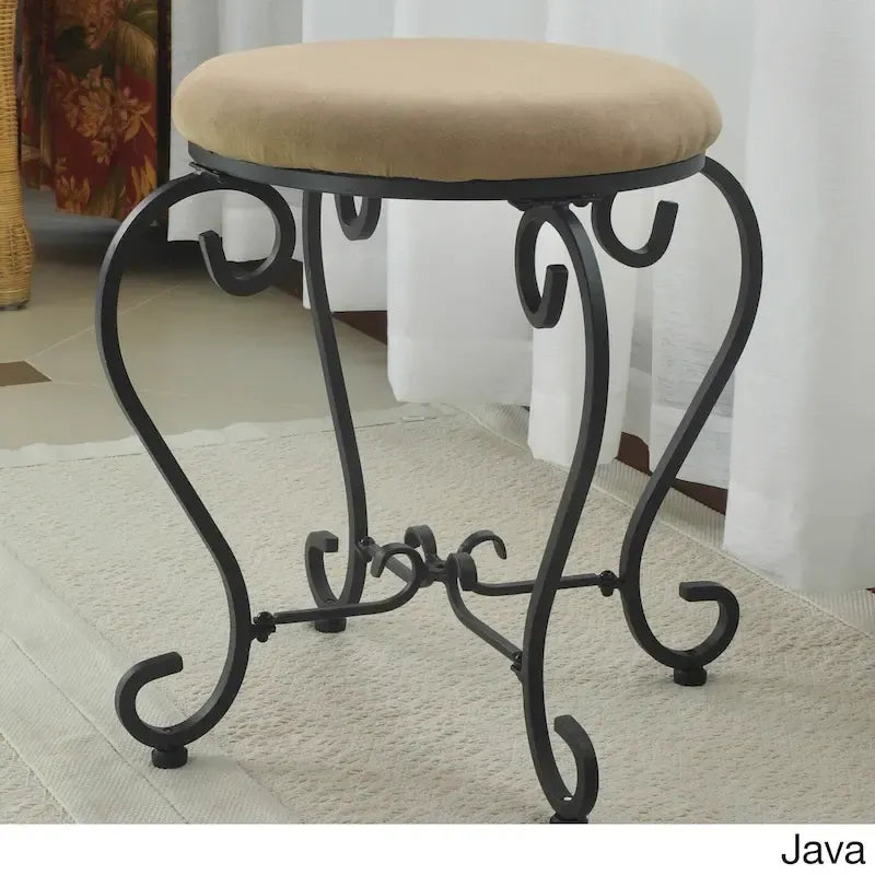 Tabouret de coiffeuse Cambridge avec coussin