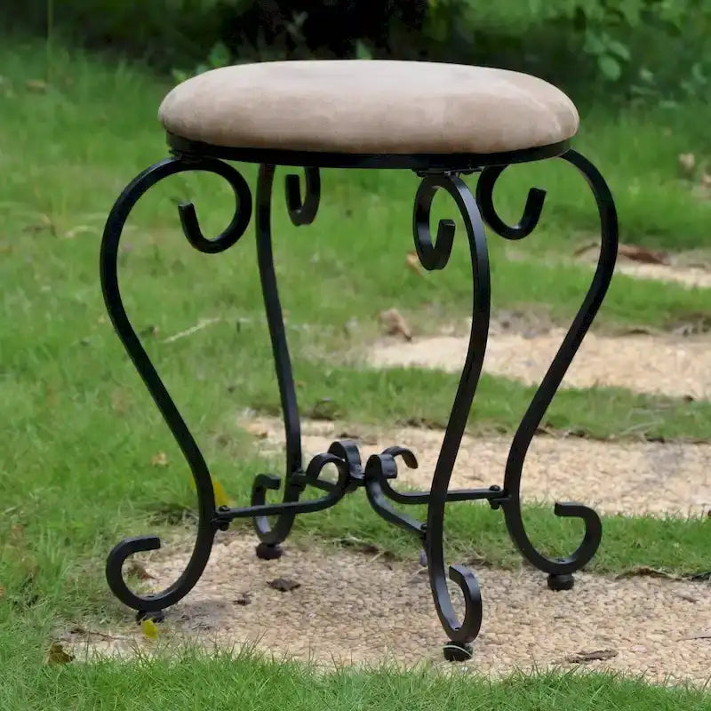 Tabouret de coiffeuse Cambridge avec coussin