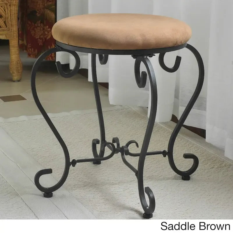 Tabouret de coiffeuse Cambridge avec coussin