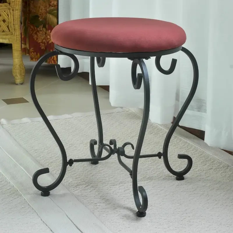 Tabouret de coiffeuse Cambridge avec coussin