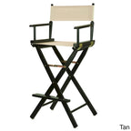 Chaise de réalisateur 30 pouces à armature noire