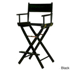 Chaise de réalisateur 30 pouces à armature noire