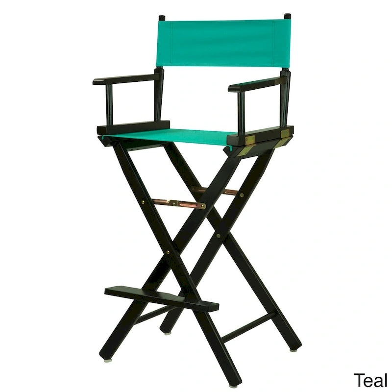 Chaise de réalisateur 30 pouces à armature noire