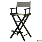 Chaise de réalisateur 30 pouces à armature noire