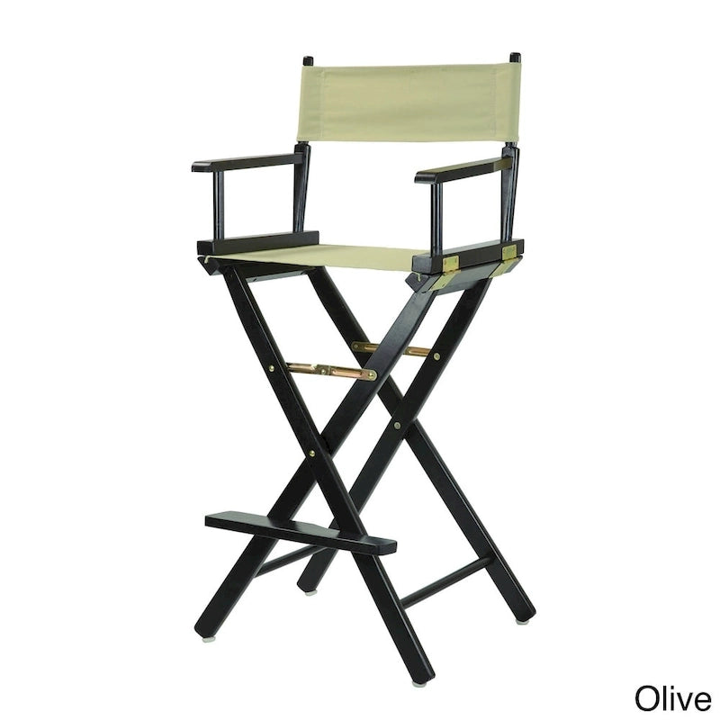 Chaise de réalisateur 30 pouces à armature noire