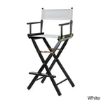 Chaise de réalisateur 30 pouces à armature noire
