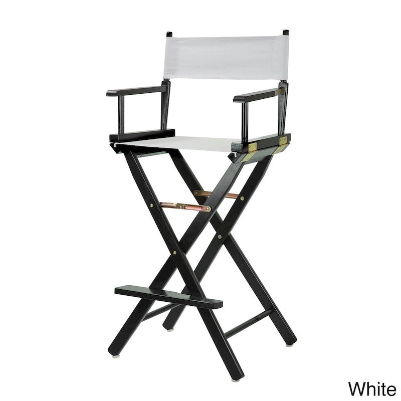 Chaise de réalisateur 30 pouces à armature noire