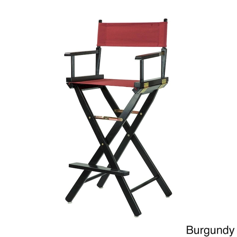 Chaise de réalisateur 30 pouces à armature noire