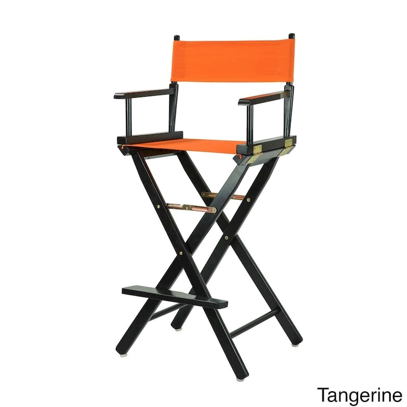 Chaise de réalisateur 30 pouces à armature noire