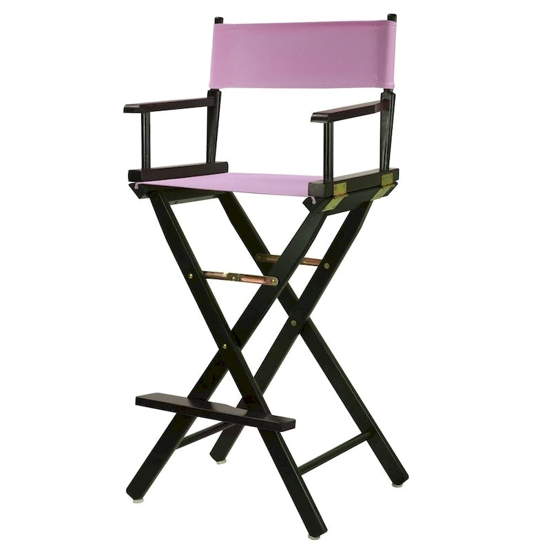 Chaise de réalisateur 30 pouces à armature noire