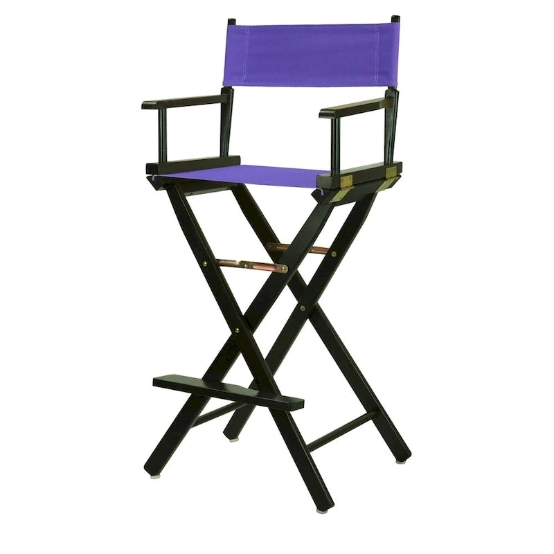 Chaise de réalisateur 30 pouces à armature noire