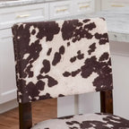 Sgabello da bancone Holcombe con stampa mucca