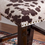 Sgabello da bancone Holcombe con stampa mucca