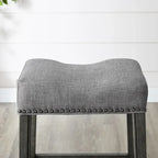 Tabourets de bar sans dossier en forme de selle The Gray Barn Barish (lot de 2)