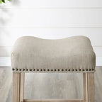 Tabourets de bar sans dossier en forme de selle The Gray Barn Barish (lot de 2)