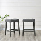 Tabourets de bar sans dossier en forme de selle The Gray Barn Barish (lot de 2)