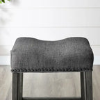 Tabourets de bar sans dossier en forme de selle The Gray Barn Barish (lot de 2)