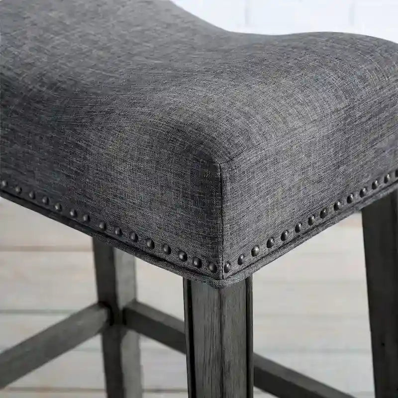Tabourets de bar sans dossier en forme de selle The Gray Barn Barish (lot de 2)