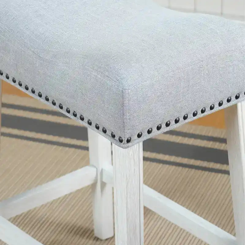 Tabourets de bar sans dossier en forme de selle The Gray Barn Barish (lot de 2)