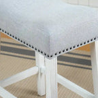 Tabourets de bar sans dossier en forme de selle The Gray Barn Barish (lot de 2)