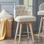 Tabouret de comptoir pivotant à 360 degrés Madison Park Boyle de 66 cm de haut
