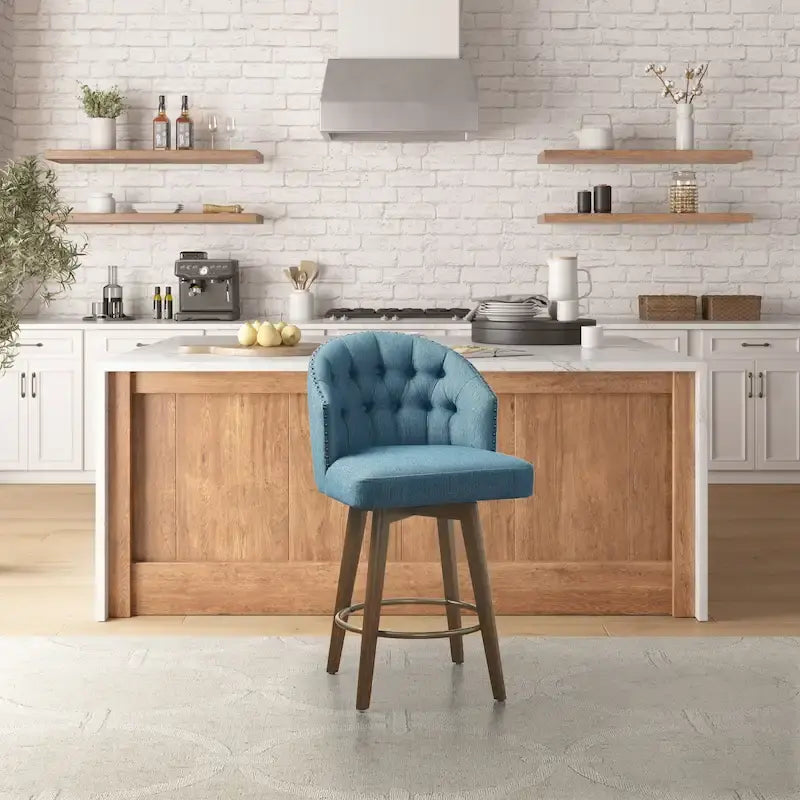Tabouret de comptoir pivotant à 360 degrés Madison Park Boyle de 66 cm de haut