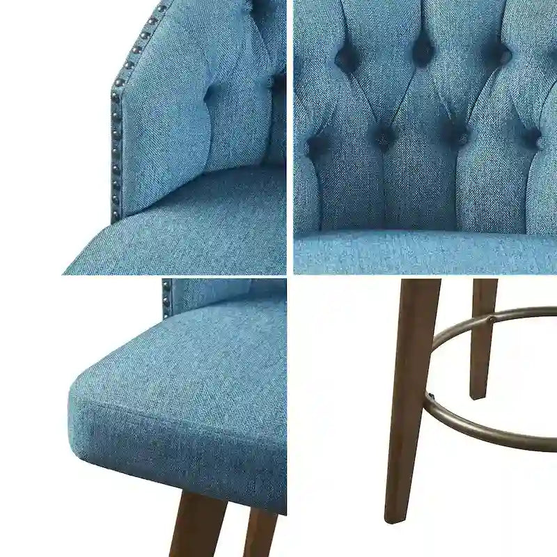 Tabouret de comptoir pivotant à 360 degrés Madison Park Boyle de 66 cm de haut