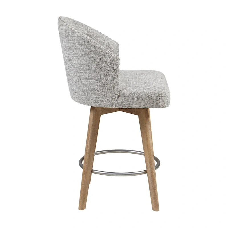 Tabouret de comptoir pivotant à 360 degrés Madison Park Boyle de 66 cm de haut