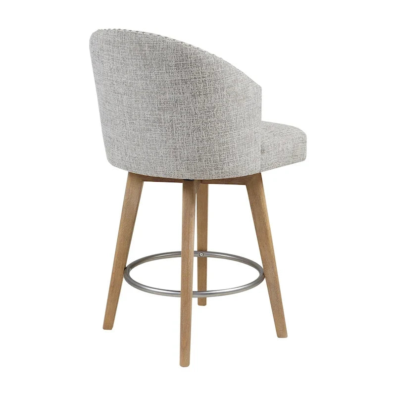 Tabouret de comptoir pivotant à 360 degrés Madison Park Boyle de 66 cm de haut