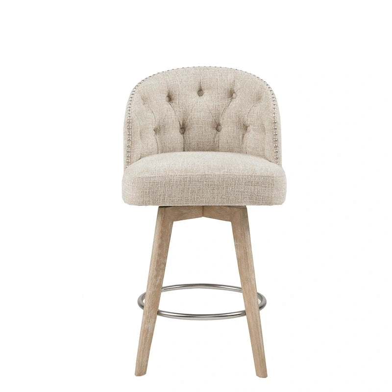 Tabouret de comptoir pivotant à 360 degrés Madison Park Boyle de 66 cm de haut
