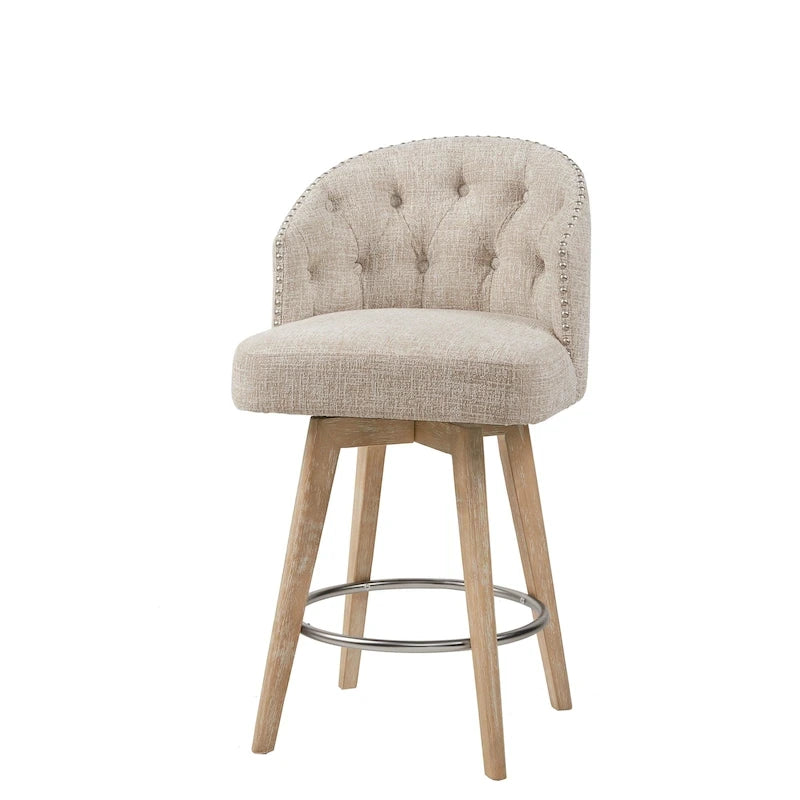 Tabouret de comptoir pivotant à 360 degrés Madison Park Boyle de 66 cm de haut