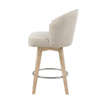 Tabouret de comptoir pivotant à 360 degrés Madison Park Boyle de 66 cm de haut