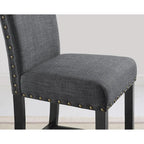 Sgabello in tessuto contemporaneo Gallaccio Strick & Bolton da 25 pollici (set da 2)