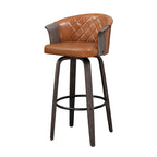 Tabourets de comptoir pivotants Art Leon Mid-century Modern (lot de 2)