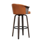 Tabourets de comptoir pivotants Art Leon Mid-century Modern (lot de 2)