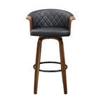 Tabourets de comptoir pivotants Art Leon Mid-century Modern (lot de 2)