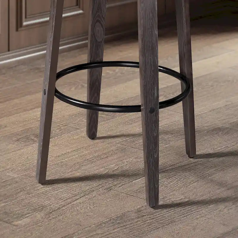 Tabourets de comptoir pivotants Art Leon Mid-century Modern (lot de 2)