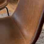 Chaises de salle à manger en similicuir Prusiner de Middlebrook (lot de 2)