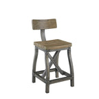 Tabouret de comptoir Lancaster avec dossier par INK+IVY