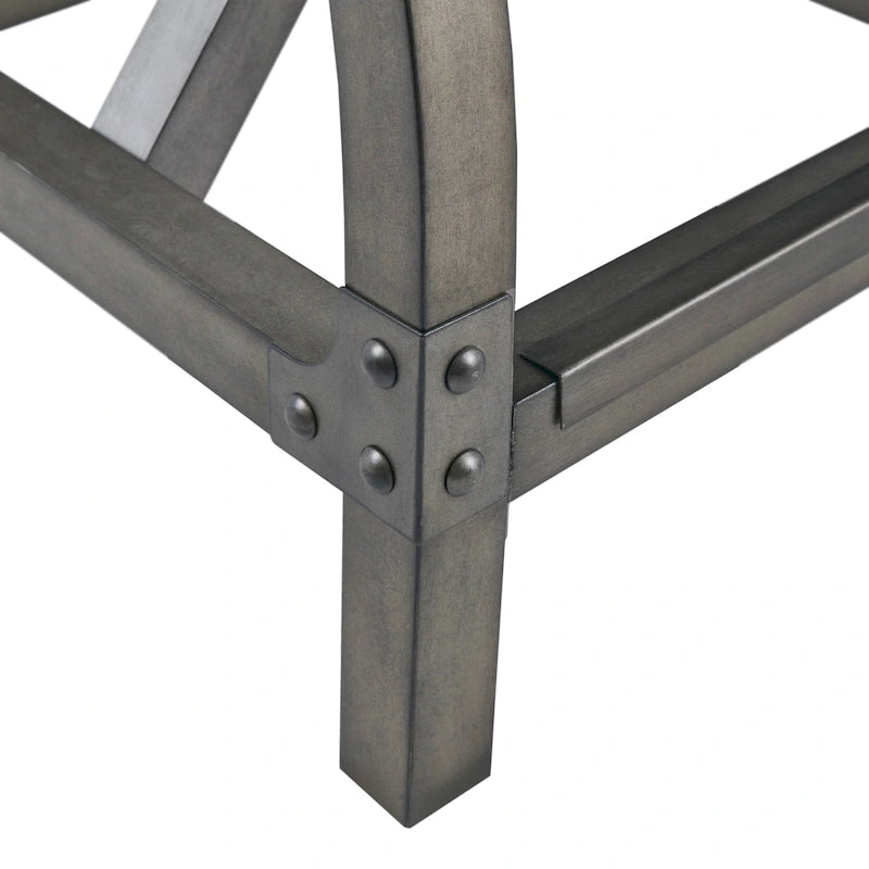 Tabouret de comptoir Lancaster avec dossier par INK+IVY