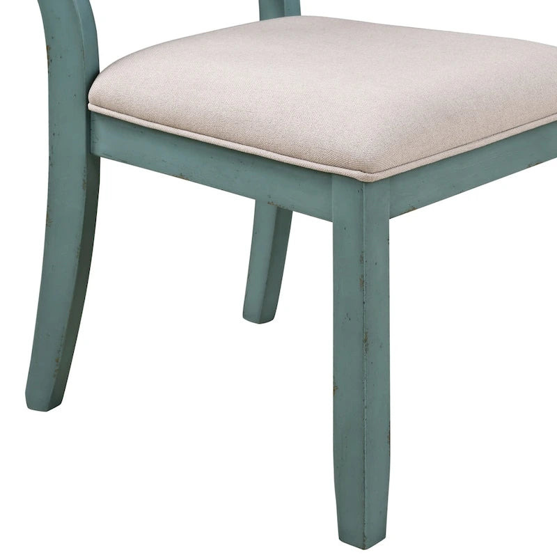 Set da pranzo 7 pezzi The Gray Barn Spring Mount Table con sedie Cross Back