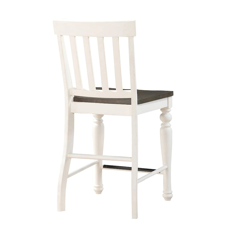 Sedie da bancone bicolore Steve Silver Jillian Farmhouse, (Set di 2)