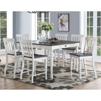 Sedie da bancone bicolore Steve Silver Jillian Farmhouse, (Set di 2)